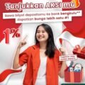 Bank Bengkulu Luncurkan Promo Deposito Bunga 1%, Berlaku Hingga Akhir Tahun 2024